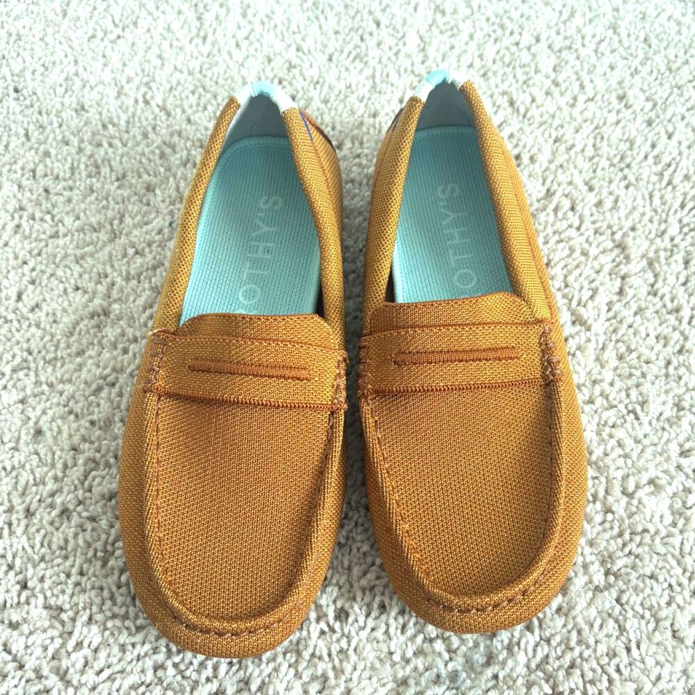 Rothy's Women's Tan Penny Loafers - Picture 2 of 4